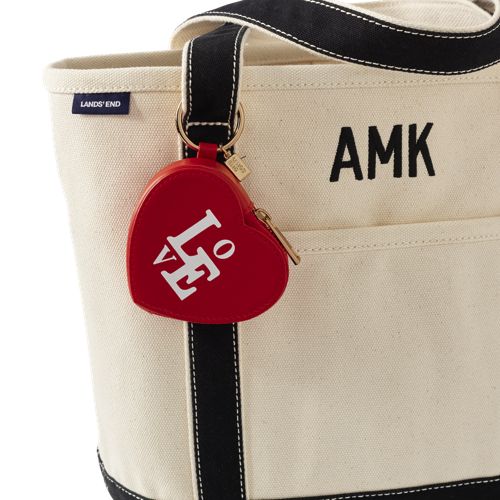 Heart Zip Pouch Bag Charm - image 2