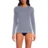 Women's SunShade UPF 50 Long Sleeve Rash Guard Swim Tee, Front