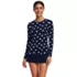 Women's SunShade UPF 50 Long Sleeve Rash Guard Swim Tee, Front