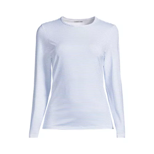 Women's SunShade UPF 50 Long Sleeve Rash Guard Swim Tee, Front