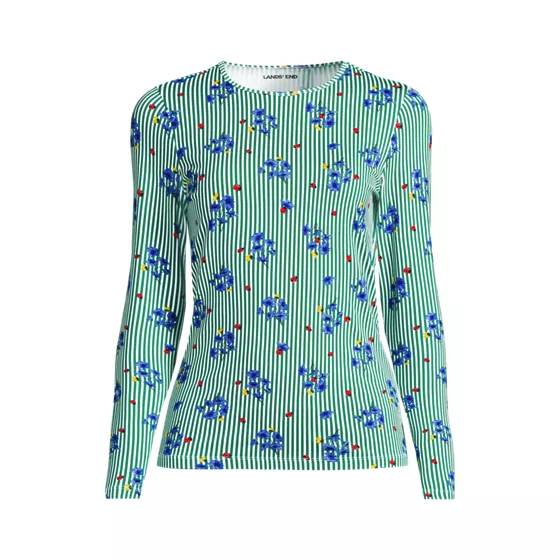 Women's SunShade UPF 50 Long Sleeve Rash Guard Swim Tee - primary