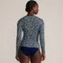 Women's SunShade UPF 50 Long Sleeve Rash Guard Swim Tee, Back