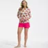 Women's Plus Size SunShade UPF 50 Long Sleeve Rash Guard Swim Tee, alternative image