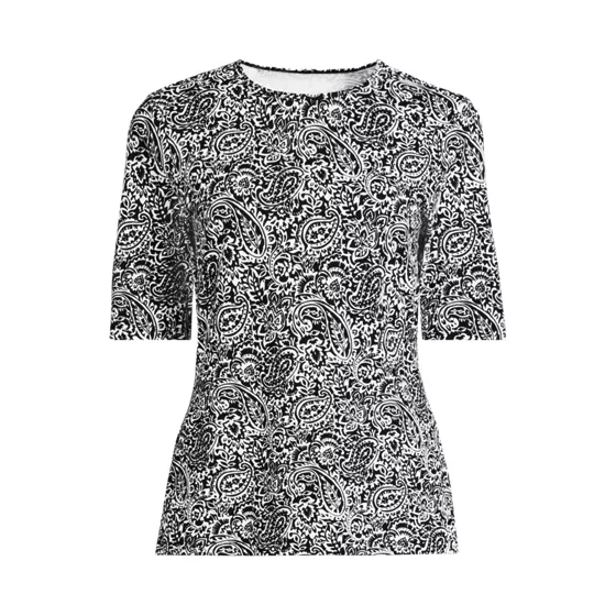 Women's SunShade UPF 50 Elbow Sleeve Rash Guard Swim Tee - primary