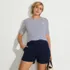 Women's Plus Size SunShade UPF 50 Elbow Sleeve Rash Guard Swim Tee, alternative image