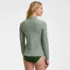 Women's SunShade UPF 50 Long Sleeve Mock Neck Rash Guard Swim Tee, Back