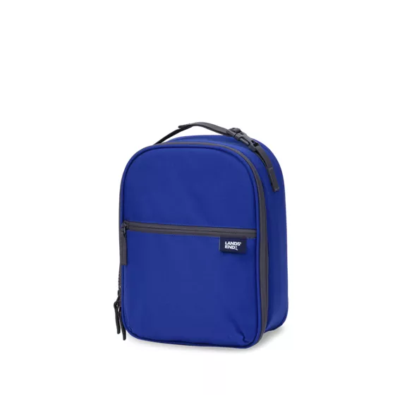 School Uniform Kids Insulated Soft Sided Solid Lunch Box - primary