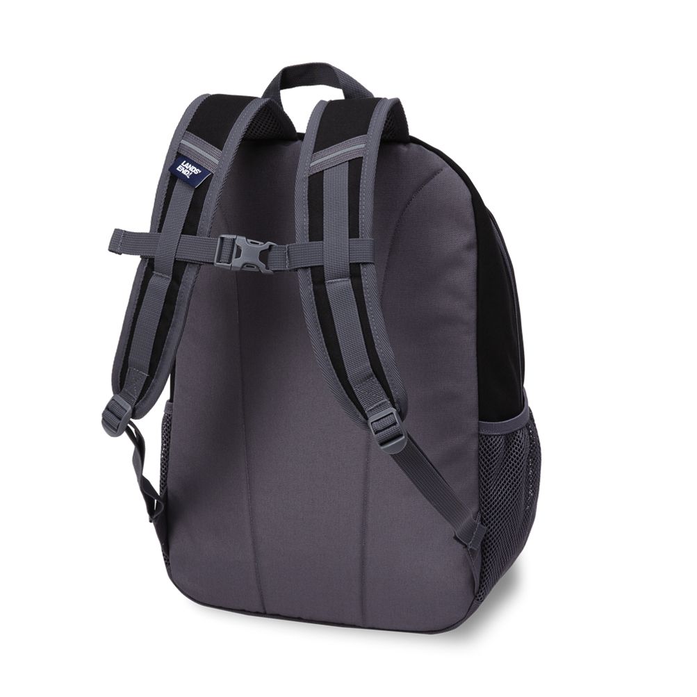 amazon kids classmate medium backpack Lands' End Black Techpack Large The adjustable chest strap takes pressure off their shoulders Lands' End Kids' ClassMate Backpack