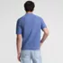 Men's Short Sleeve Texture Stitch Button Through Summer Weight Sweater Polo, Back