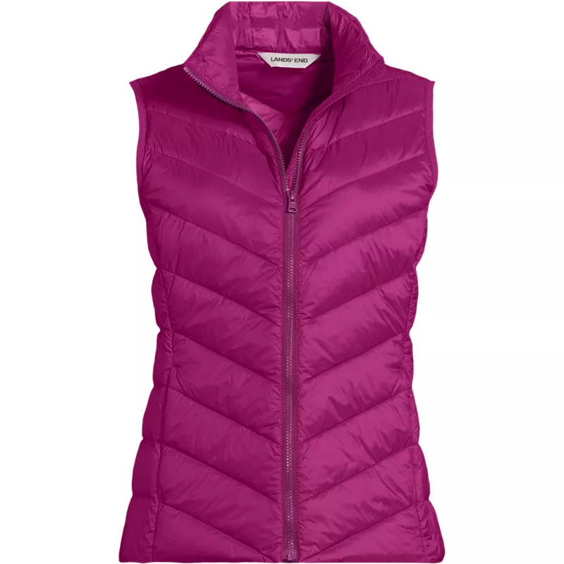 Women's Wanderweight Down Chevron Vest, Front
