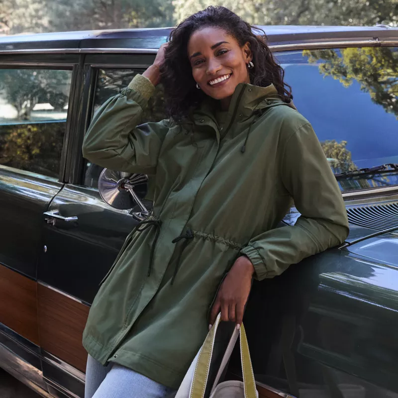 Women's Packable Rain Parka, alternative image