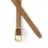 Women's Faux Leather Skinny Reversible Belt, alternative image