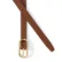Women's Faux Leather Skinny Reversible Belt, alternative image
