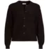 School Uniform Women's Cotton Modal Mid Gauge Button Front Crew Neck Cardigan Sweater, Front