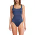 Women's Scoop Neck Open Back Monokini One Piece, Front
