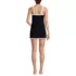 Women's V-Neck Wrap Skirt Swim Dress, Back