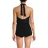 Women's SlenderSuit Surplice Halter Swim Romper, Back