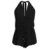Women's SlenderSuit Surplice Halter Swim Romper, Front