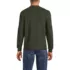 Men's Long Sleeve Honeycomb Pique Henley, Back
