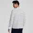 Men's Long Sleeve Honeycomb Pique Henley, Back