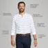 Men's Long Sleeve Honeycomb Pique Henley, alternative image