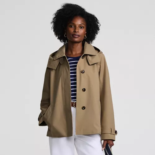 Womens Squall Waterproof Hooded Short Mac Jacket, alternative image