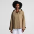 Womens Squall Waterproof Hooded Short Mac Jacket, Front