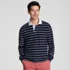 Men's Long Sleeve Honeycomb Pique Rugby, Front