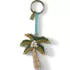 Palm Tree Beaded Bag Charm, Front