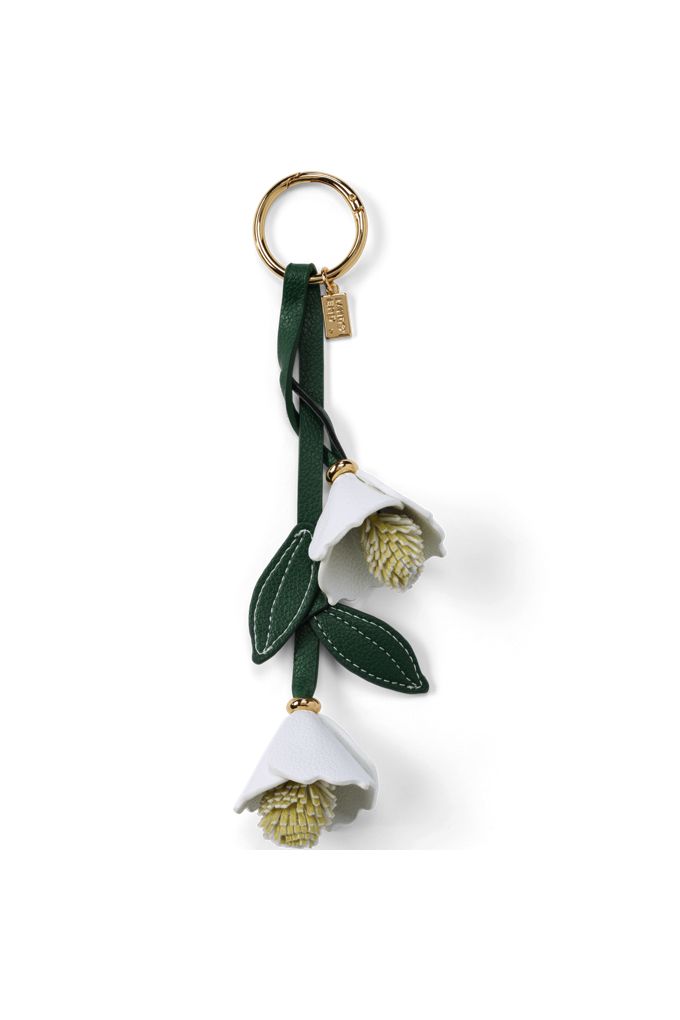 Flower Bag Charm - Lands' End - White