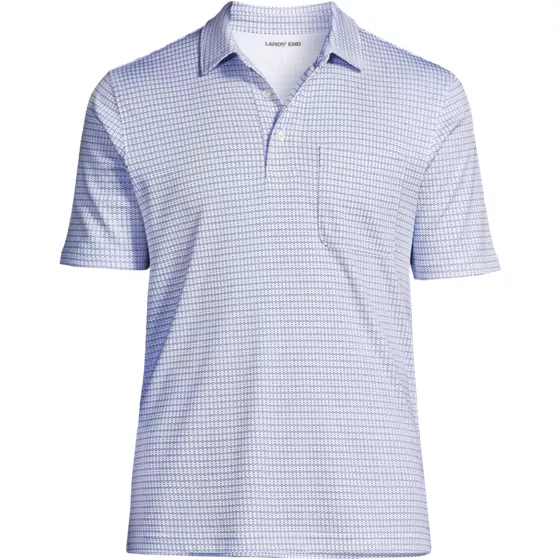 School Uniform Men's Big Signature Supima Short Sleeve Classic Fit Pocket Polo Shirt - primary