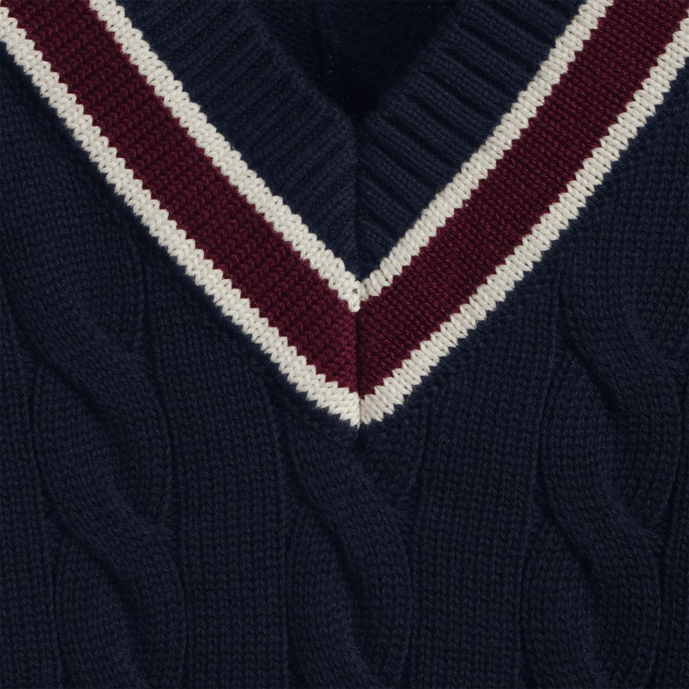 Men's Long Sleeve Drifter Cricket Sweater | Lands' End