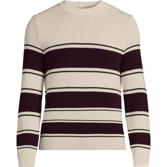 Men's Long Sleeve Drifter Stripe Crewneck Sweater - primary