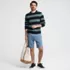 Men's Long Sleeve Drifter Stripe Crewneck Sweater, alternative image