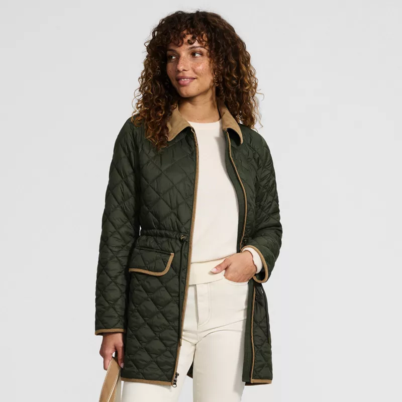 Women's Petite FeatherFree Insulated Barn Coat, alternative image
