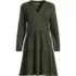 Women's Cotton Jersey Tiered Mini Dress, Front