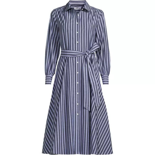 Women's Poplin Perfect Shirt Dress, Front