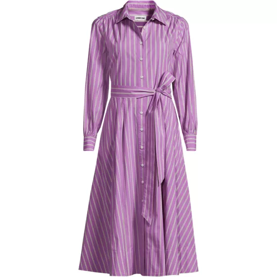 Women's Plus Size Poplin Perfect Shirt Dress - primary