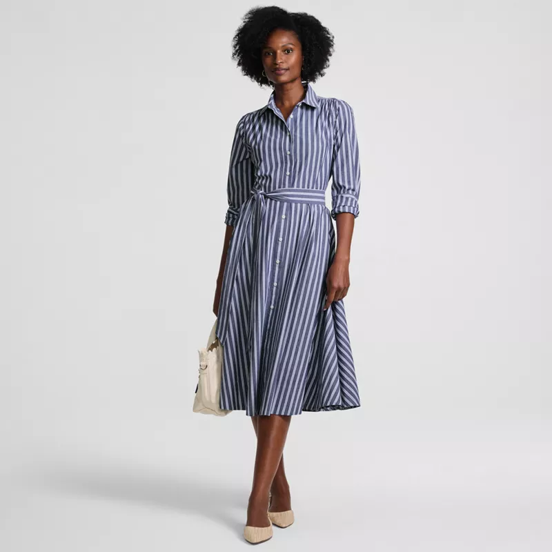 Women's Poplin Perfect Shirt Dress, alternative image