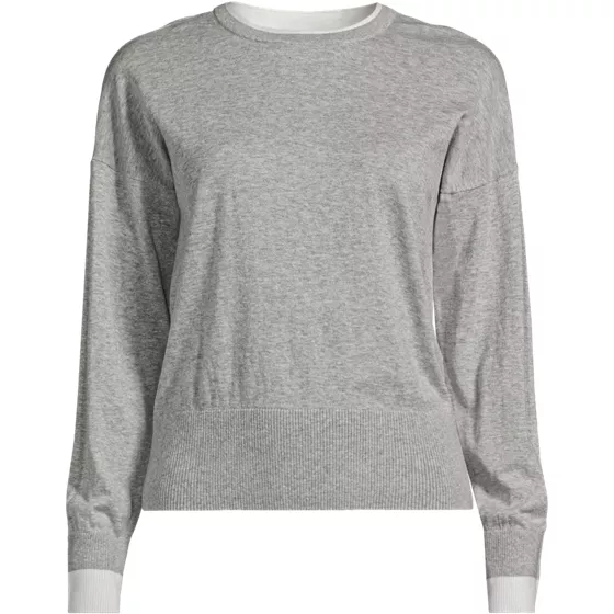 Women's Drifter Lite Double Trim Crew Sweater - primary