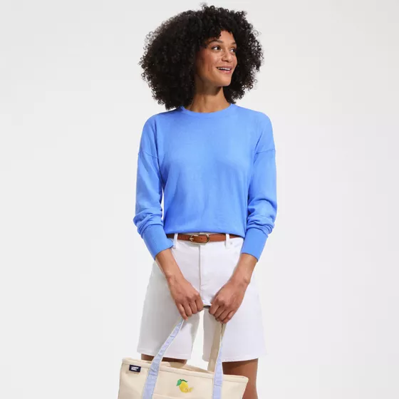 Women's Drifter Lite Double Trim Crew Sweater - primary