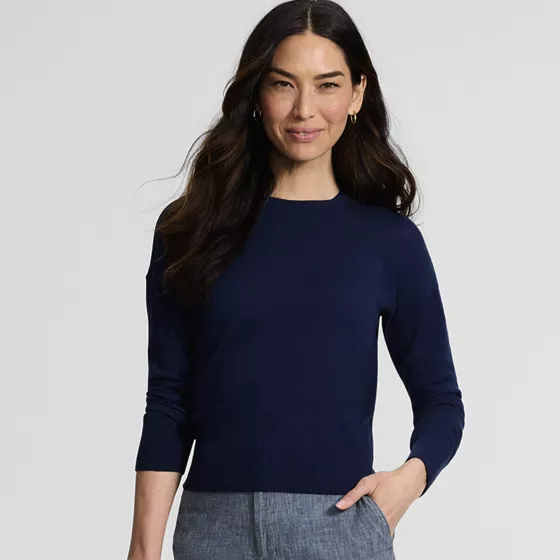 Women's Drifter Lite Double Trim Crew Sweater - primary