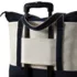 School Uniform Canvas Commuter Zip Top Pocket Tote , alternative image
