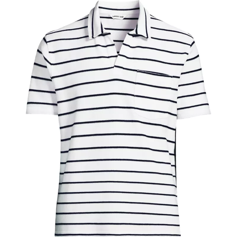 Men's Short Sleeve Honeycomb Johnny Polo, Front