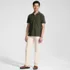 Men's Short Sleeve Honeycomb Johnny Polo, alternative image