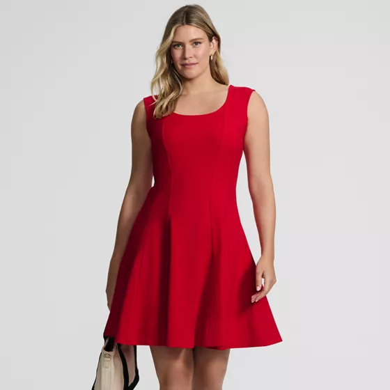 Women's Starfish Scoop Neck Sleeveless Mini Dress - primary