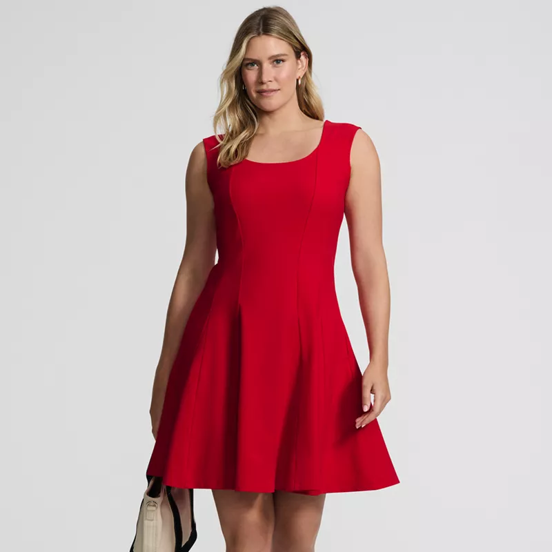 Women's Starfish Scoop Neck Sleeveless Mini Dress, alternative image