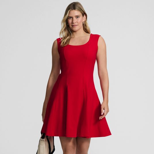 lands end a line dress Womens Cotton A-line Dresses