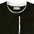 Women's Double Trim Cotton Crew Neck Tee Sweater, alternative image