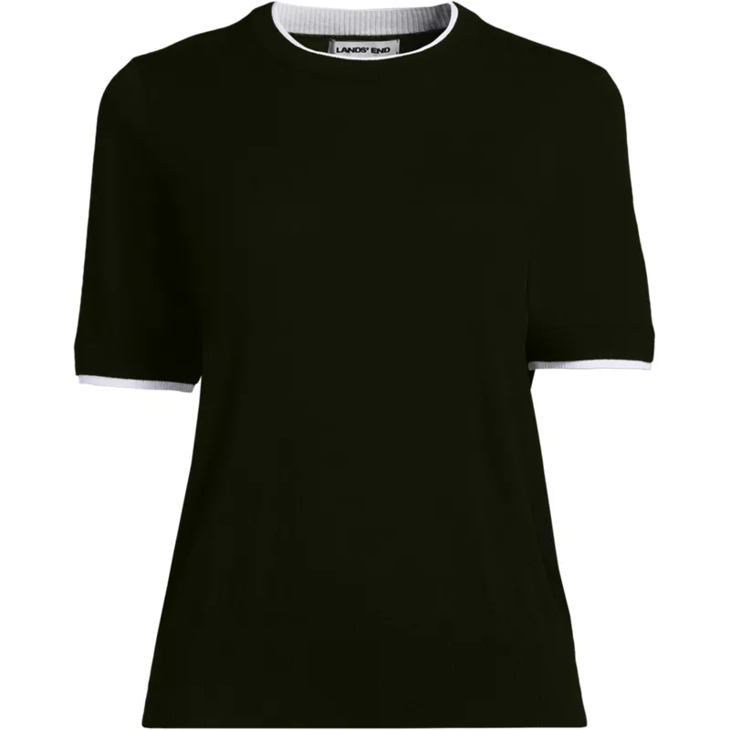Women's Drifter Lite Double Trim Tee Sweater, Front